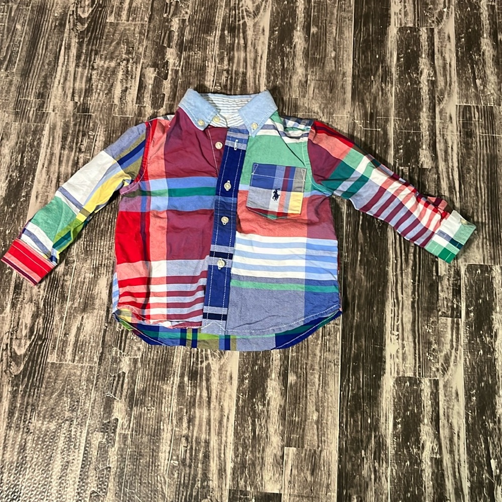 Ralph Lauren Boy’s Patchwork Button Down